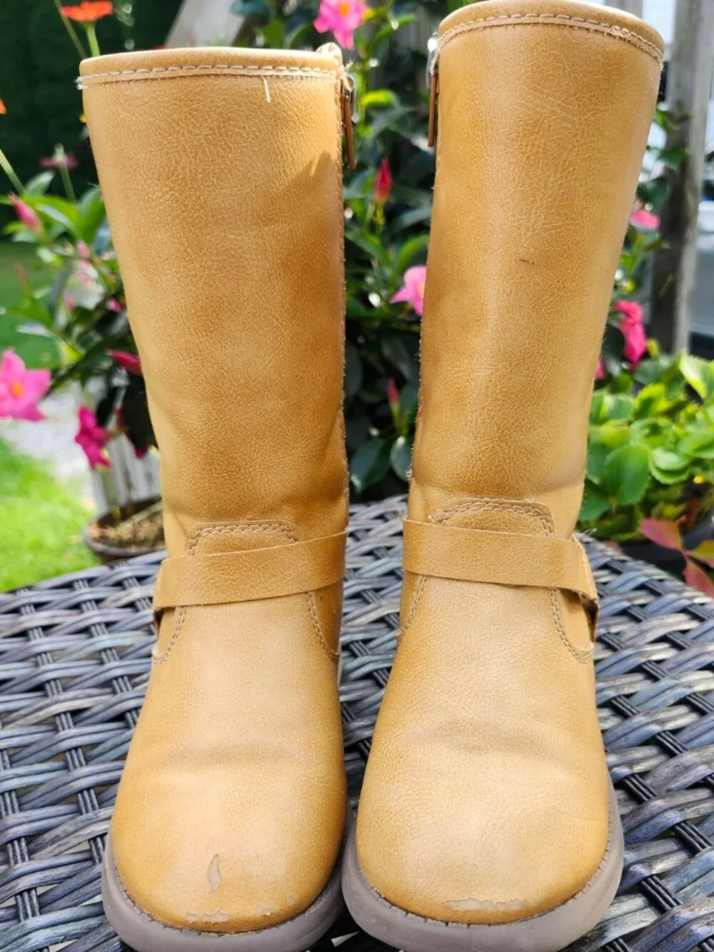 Carter’s Girls/Toddler Size 13 Tan Western-Style Mid-Calf Boots